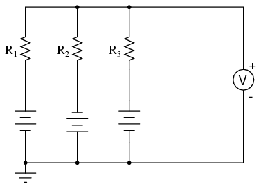 
							
								An electrical schematic diagram of a circuit
							
							